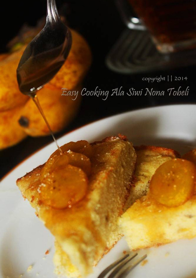 Foto resep Banana Cake with Honey Topping