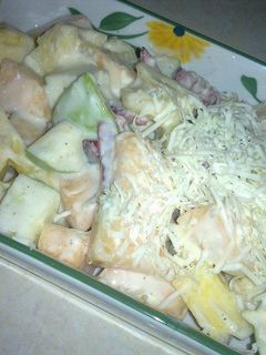 Foto resep Salad Buah Yoghurt Plain(salad buah sehat)