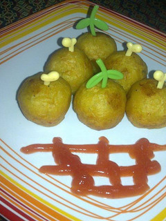 Foto resep Cimplung ( bola ubi gurih)