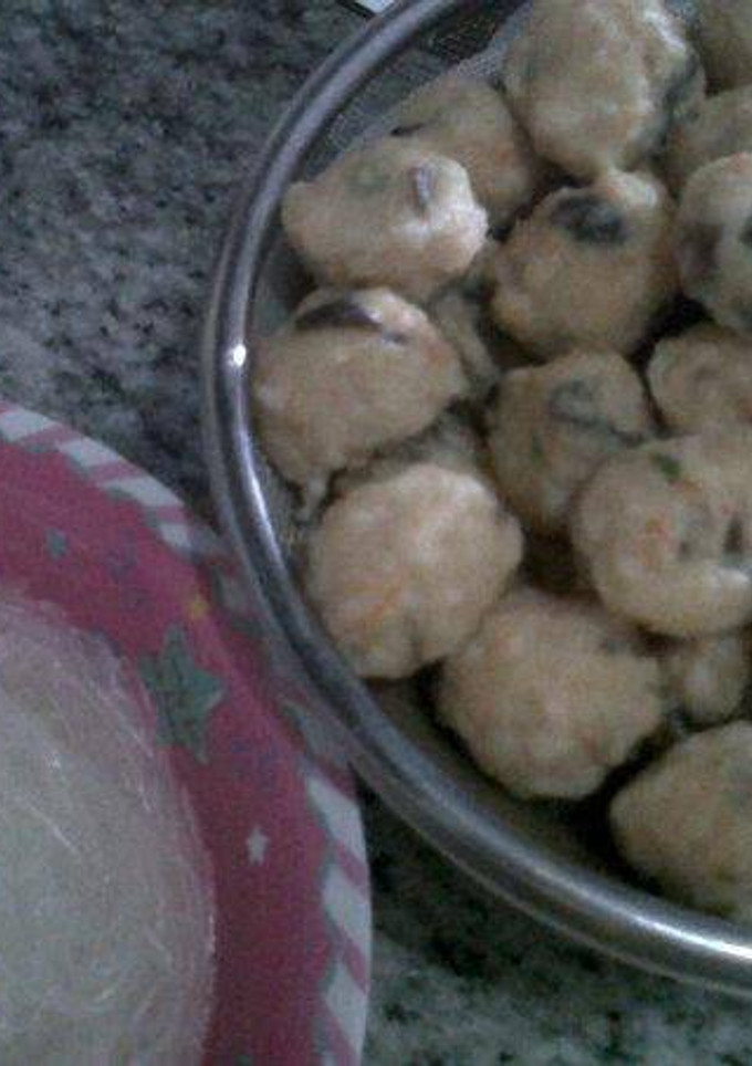 Foto resep baso udang sayur