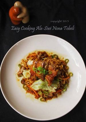 Foto resep Mie goreng jawa saus ayam