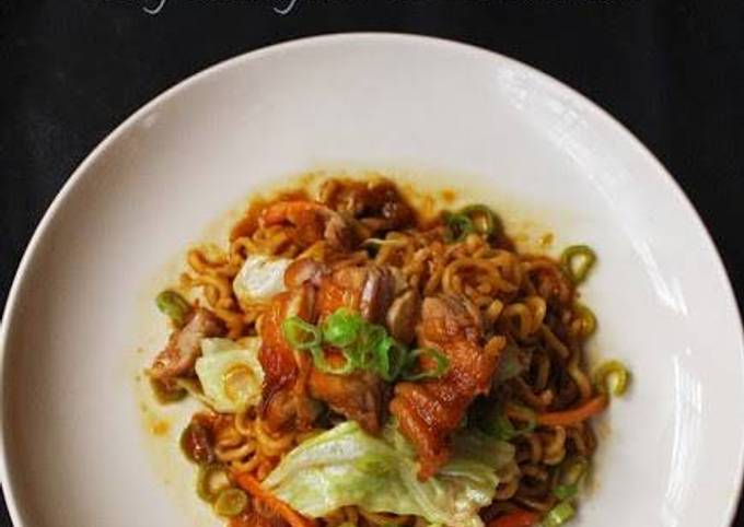 Mie goreng jawa saus ayam