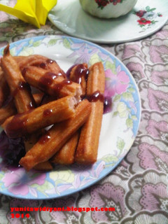 Foto resep Blueberry churros