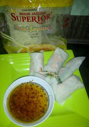 Foto resep Saigon Salad Rolls (Lumpia Vietnam) with Bihun Superior