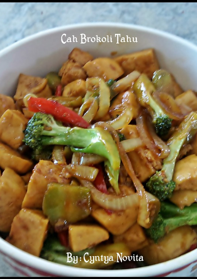 Foto resep Cah Brokoli Tahu