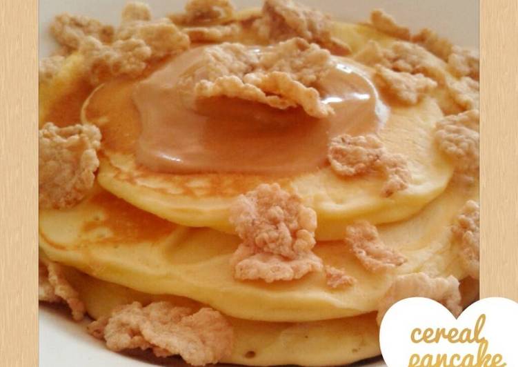 Cara Gampang Membuat Cereal Pancake, Enak Banget