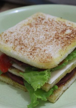 Foto resep beef sandwich