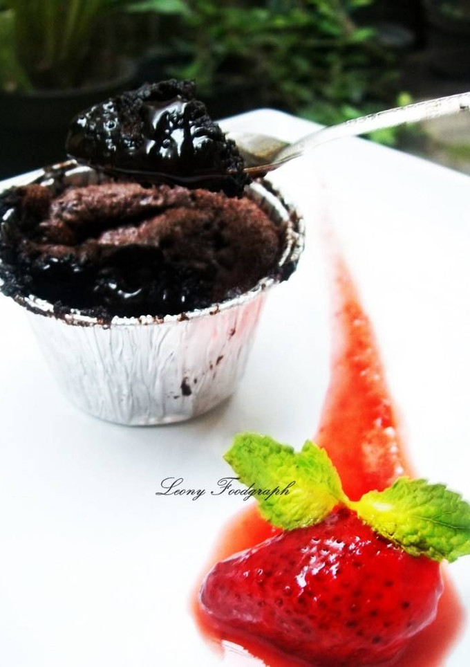 Foto resep VOLCANO CAKE in a CUP