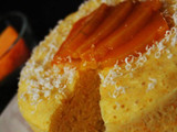 Steamed Pumkin Cake (cake labu kuning kukus)
