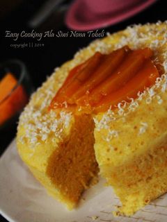 Foto resep Steamed Pumkin Cake (cake labu kuning kukus)
