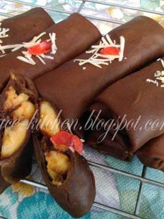Foto resep Pancake Pisang Coklat