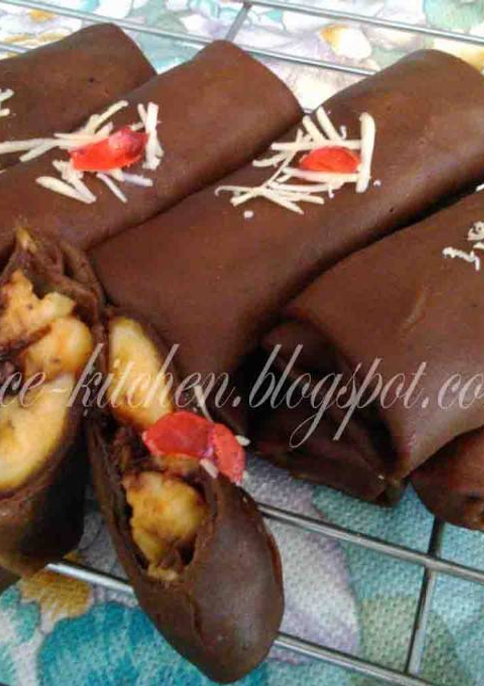 Foto resep Pancake Pisang Coklat