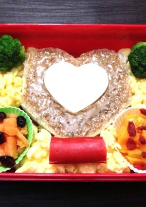 Foto resep Heart Bento