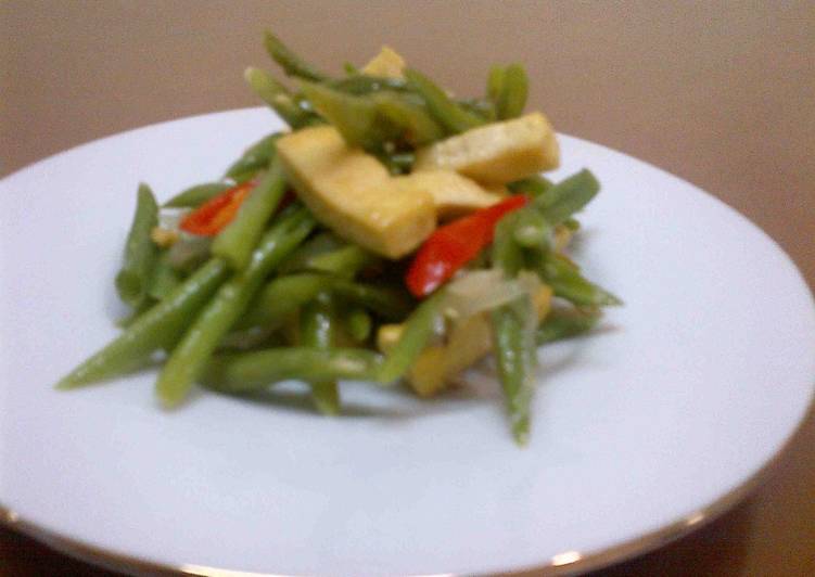 Bahan Salad Buncis Tahu | Resep Bumbu Salad Buncis Tahu Yang Enak dan Simpel