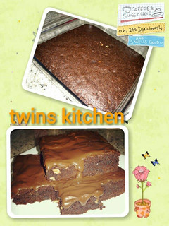 Foto resep brownie with nutella cream