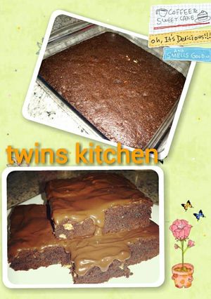 Foto resep brownie with nutella cream
