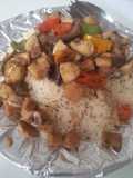 Nasi Panggang saus jamur