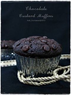 Foto resep The Best Chocolate Custard Muffins Ever