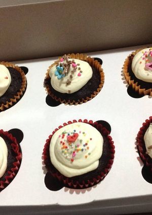 Foto resep Choco Cupcake with Cheese Cream