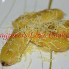 A picture of Cheesy Buttered Fried Banana.