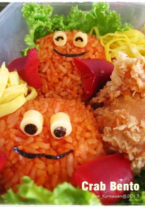 Foto resep Crab Bento