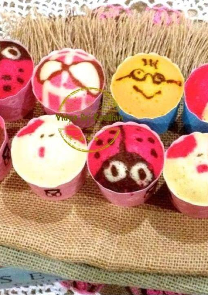 Foto resep BOLU KUKUS FANCY DENGAN ISI SELAI KACANG