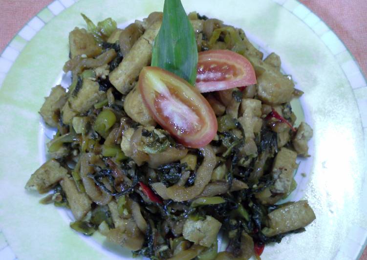 Cara Gampang Membuat ONGSENG LOBAK TAHU SAYUR ASIN, Enak Banget