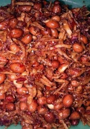 Foto resep Teri Kacang Balado