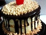 White Cake Glasur Coklat