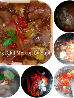 Foto resep Oseng Kikil Mercon