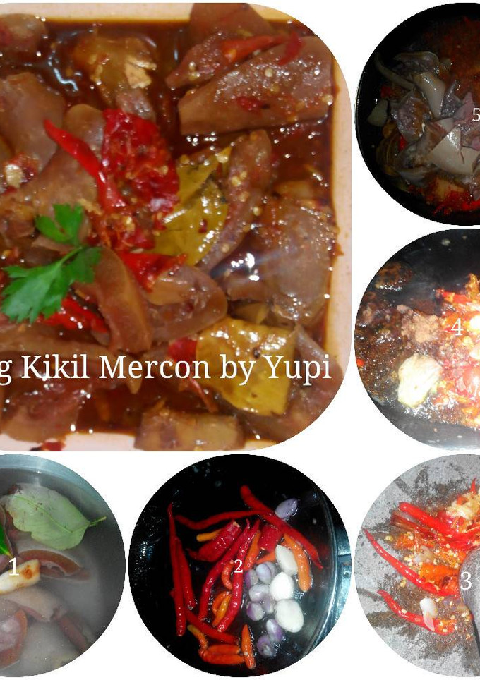Foto resep Oseng Kikil Mercon