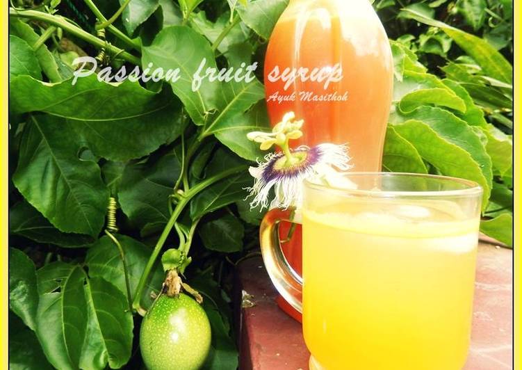 Passion fruit syrup