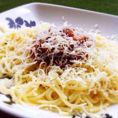 A picture of Spaghetti Bolognese.