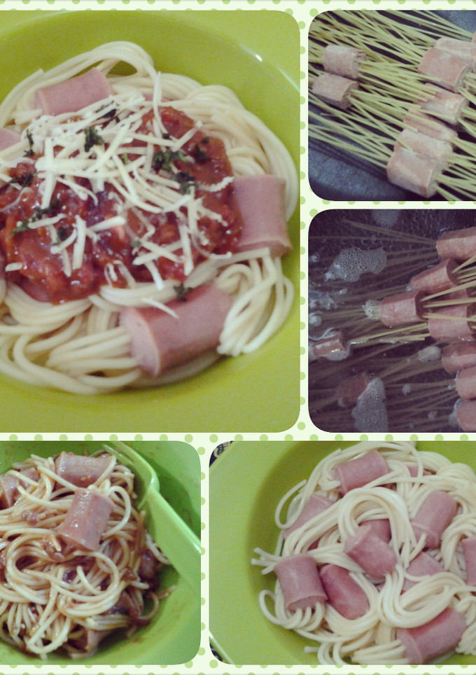 Foto resep Spaghetti Tusuk