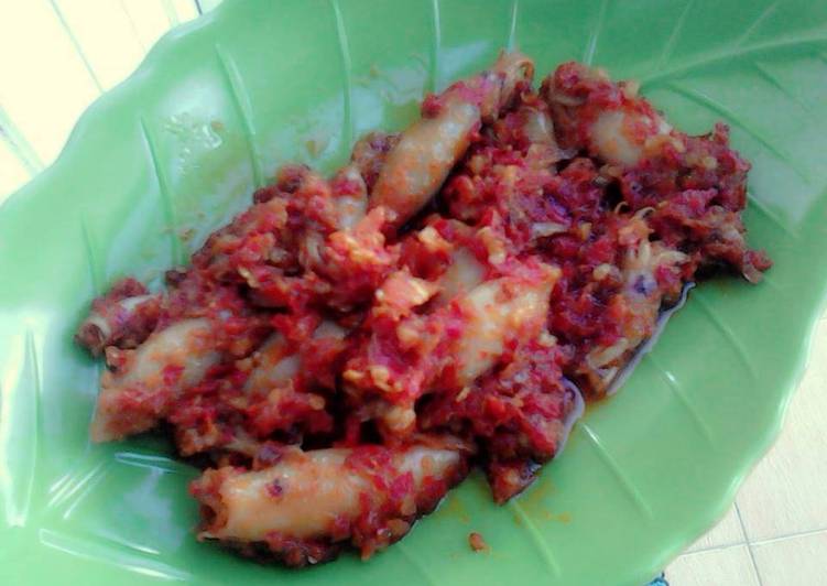 Sambal Cumi ala Mommy Kenes ^^