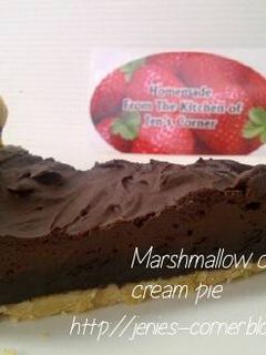 Foto resep Marshmallow Chocolate Cream Pie