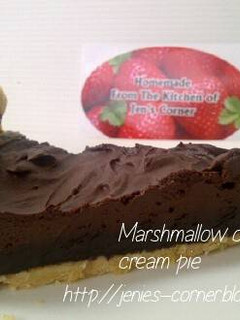 Foto resep Marshmallow Chocolate Cream Pie