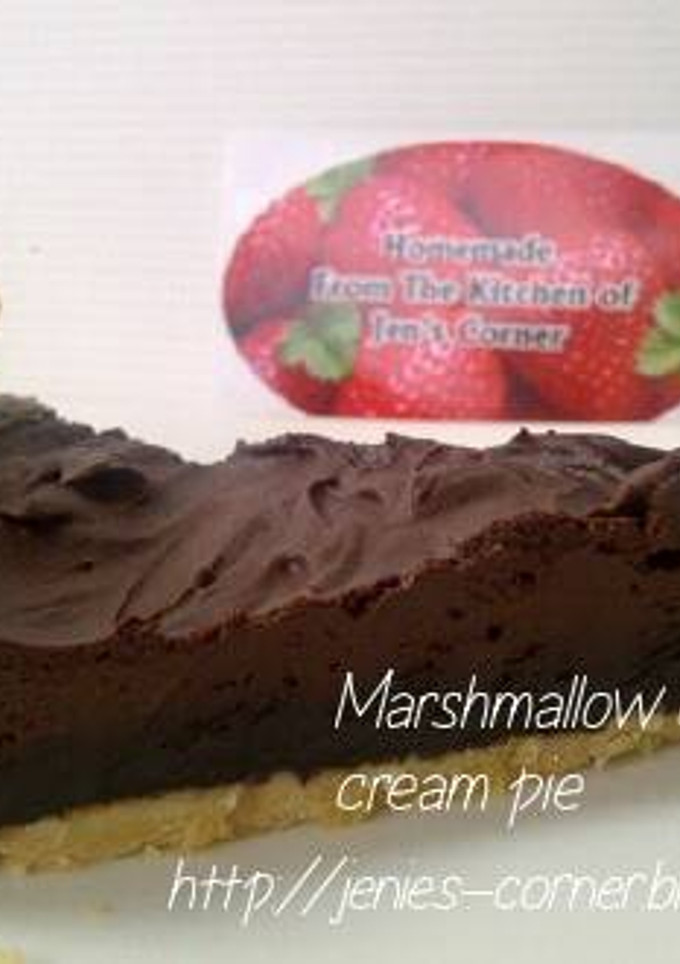 Foto resep Marshmallow Chocolate Cream Pie