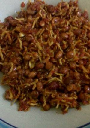 Foto resep Sambel Teri kacang