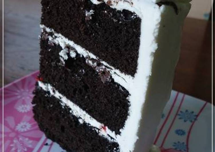 Langkah Mudah untuk Membuat Blackforest Mocaf Cake #ChocolateWeeks, Enak