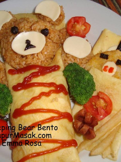 Foto resep SLEEPING BEAR BENTO