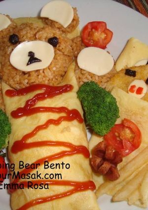 Foto resep SLEEPING BEAR BENTO