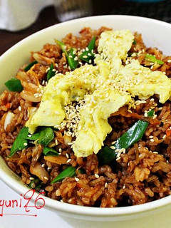 Foto resep Kimchi Bokkeumbap ( Nasi Goreng Kimchi )