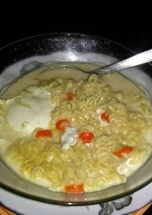 Foto resep 1. Mie Rebus Susu