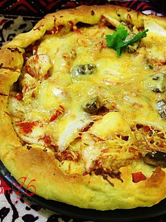Foto resep Kimchi Pizza