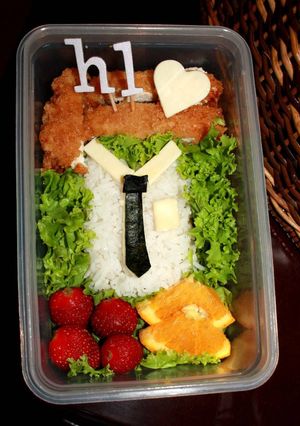 Foto resep Happy Working Daddy Bento :)