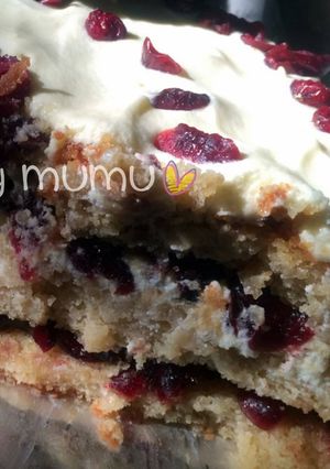 Foto resep Cranberry Vanilla Cake