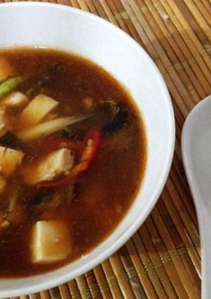 Foto resep Sup Ayam Asam Manis