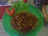 serundeng pedas ayam suwir