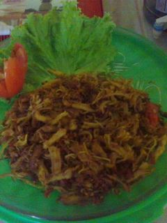 Foto resep serundeng pedas ayam suwir